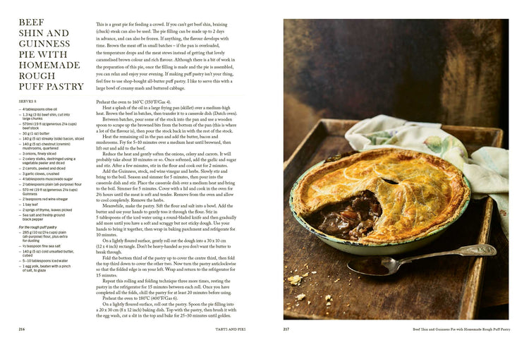 The Irish Bakery Beef shin and guiness pie with homepage rough puff pastry